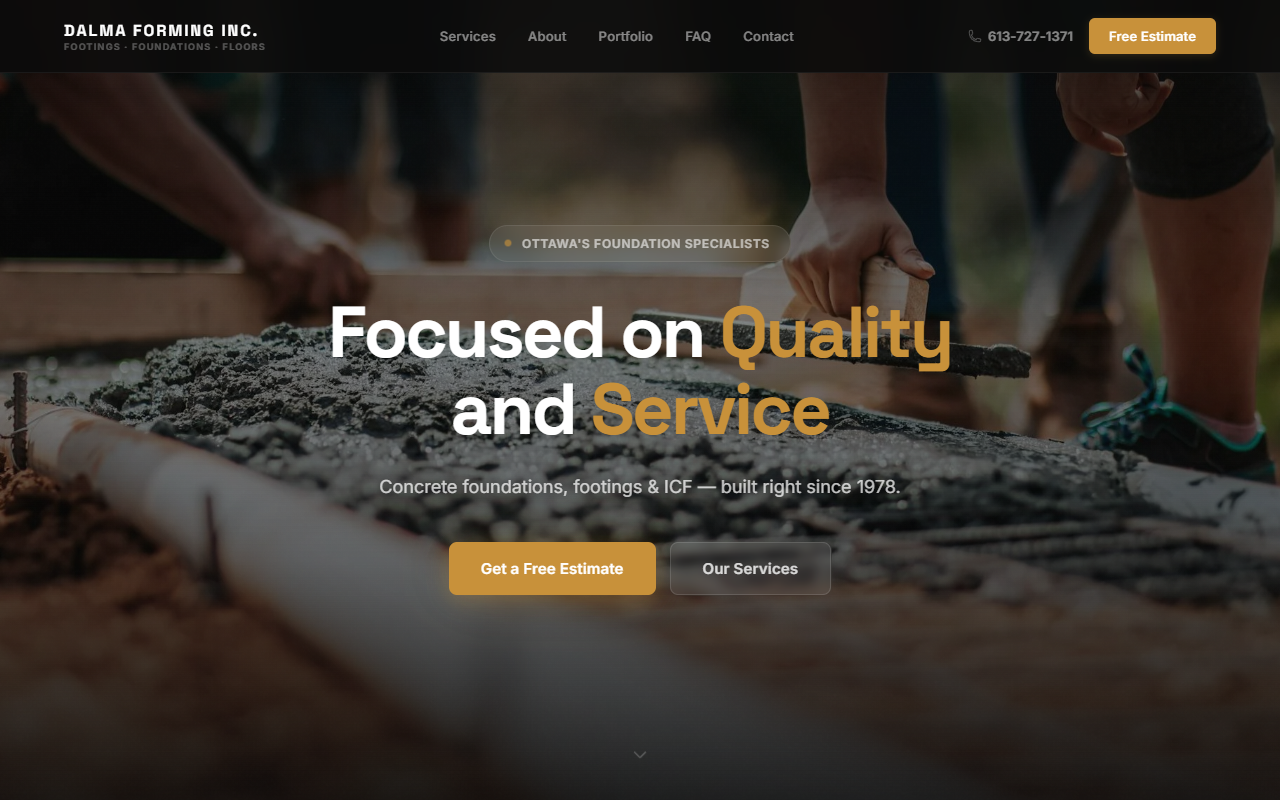 Dalma Forming Inc. website