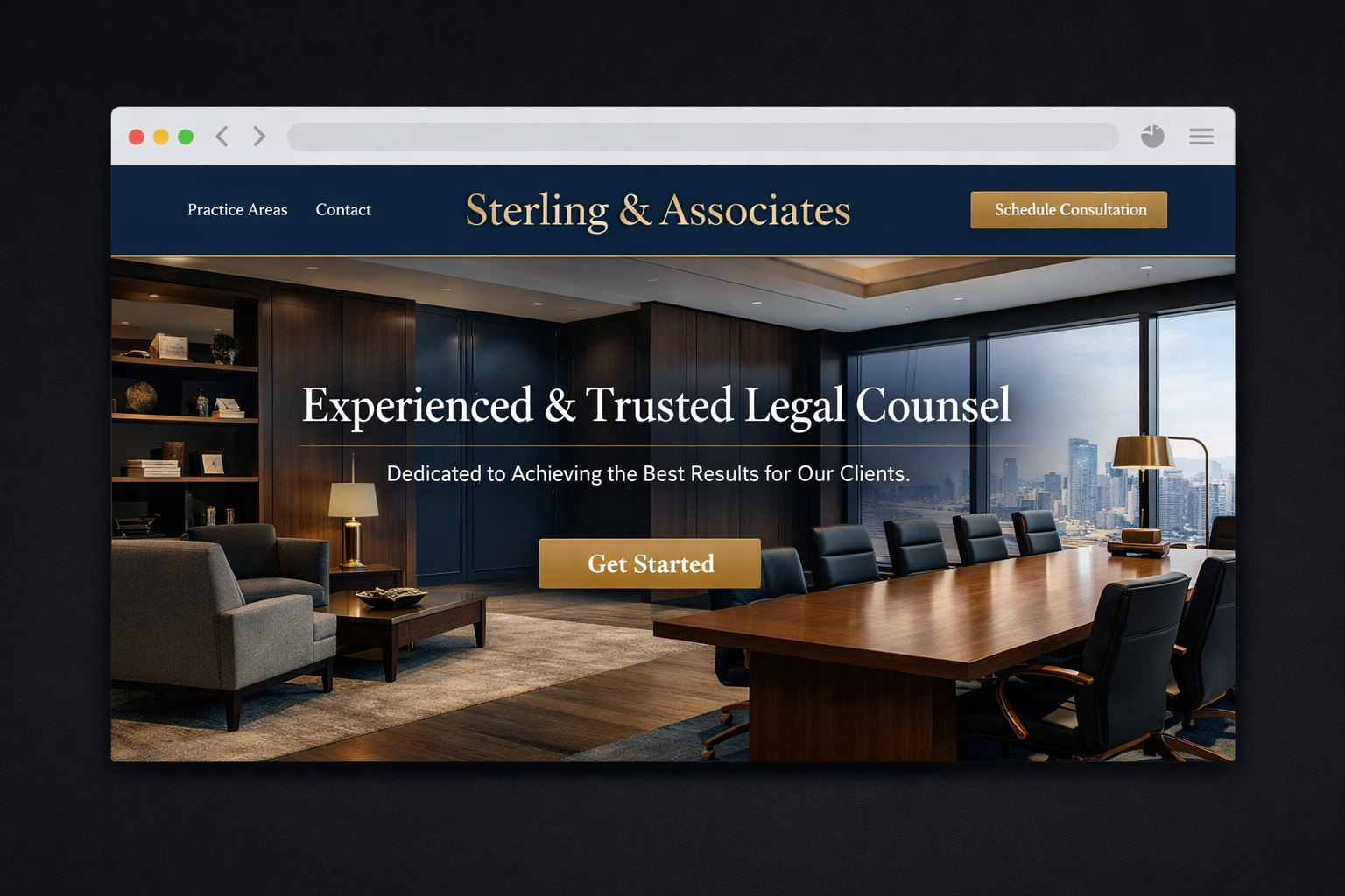Sterling & Associates website